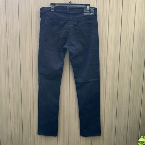 AG Adriano Goldschmied The Tellis Modern Slim Navy Blue Mens Jeans Pants 34x32 - Picture 9 of 12